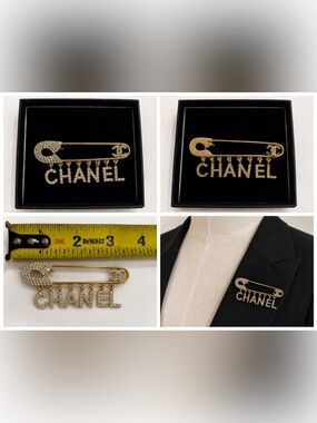 Pin Chanel Logo Broochs